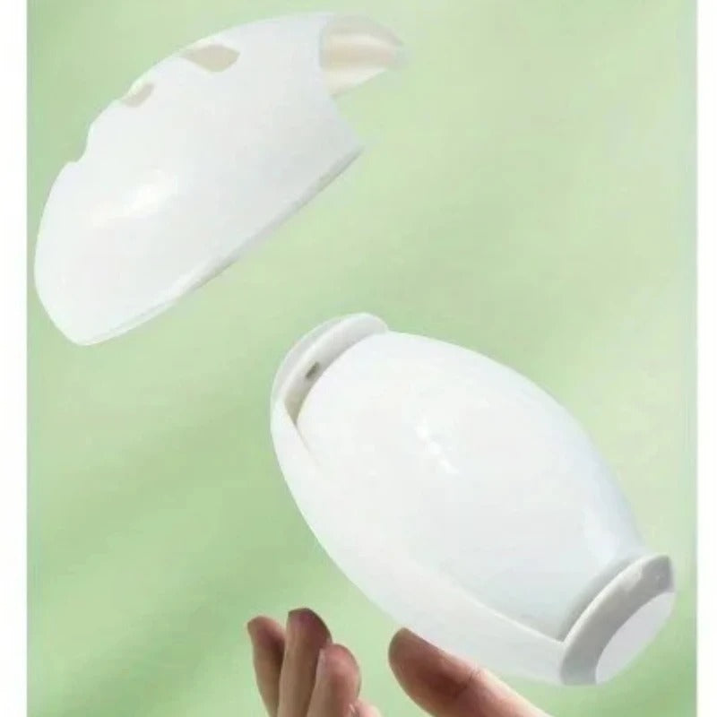 Pet hair remover roller on sofa with dog hair
