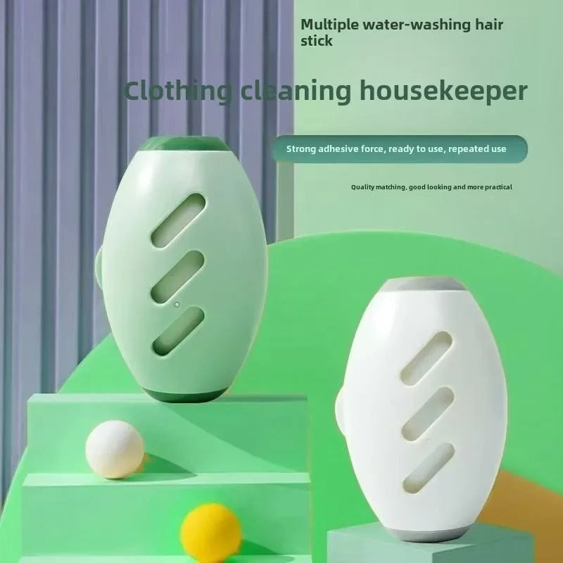 Reusable pet hair remover roller removing dog hair
